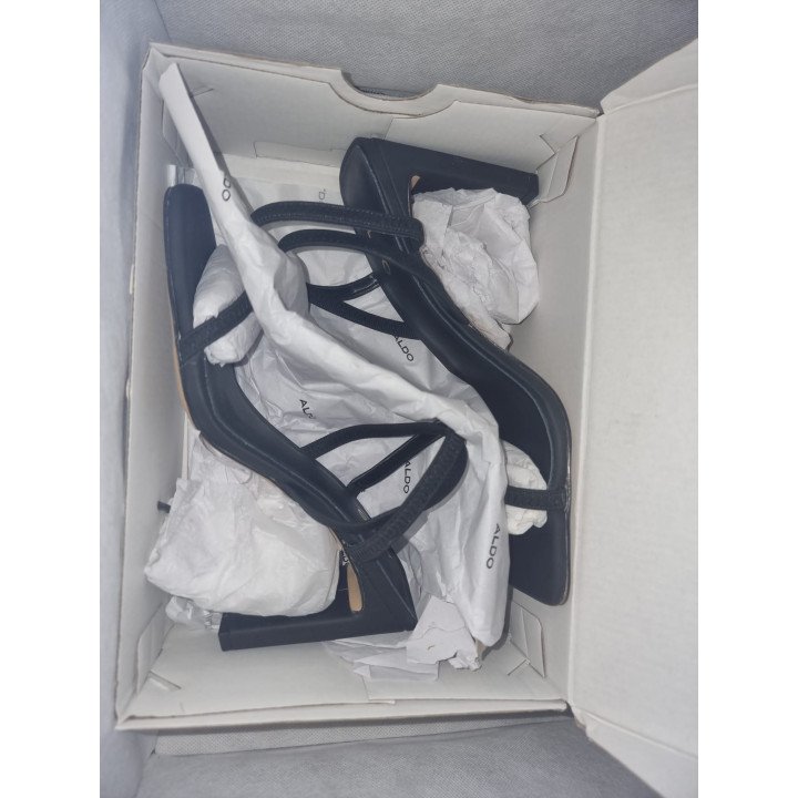 ALDO women’s black heeled sandals